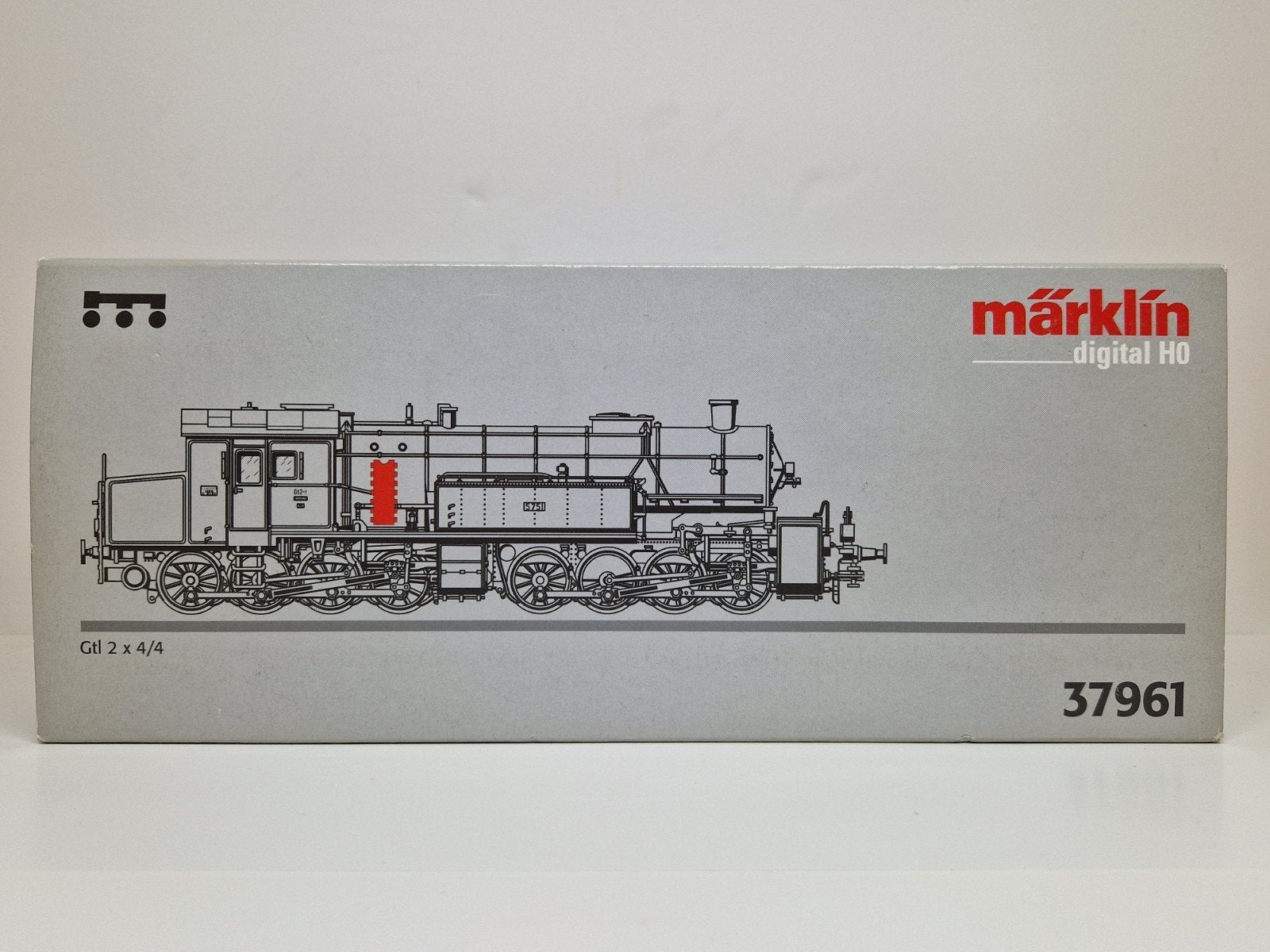Märklin Digital H0 37961 stoomlocomotief Gtl 2 x 4/4 nieuw., Wisselstroom, Locomotief, Nieuw, Ophalen of Verzenden