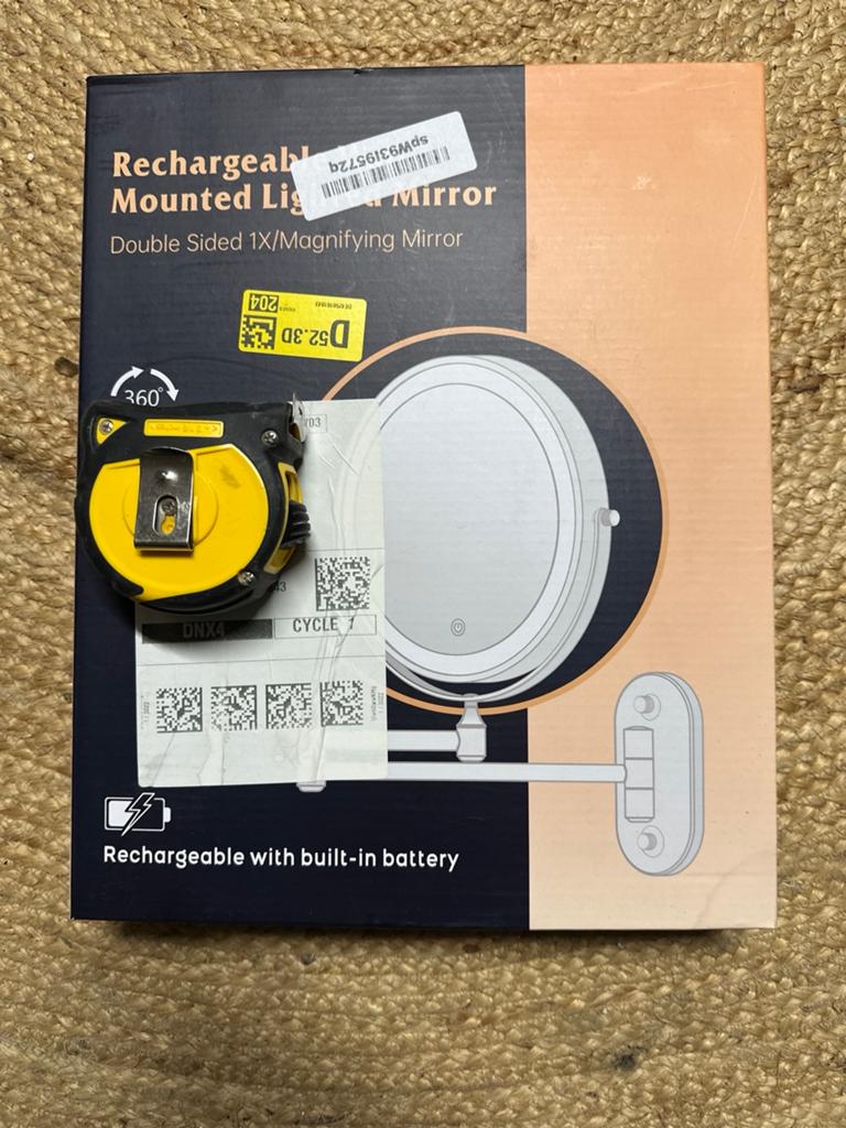 Kosmetik Spiegel met LED verlichting - Nieuw in Verpakking, Ophalen, Nieuw