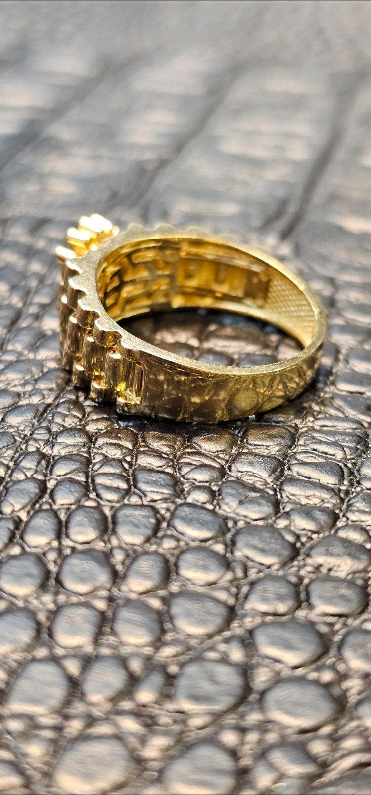 Prachtige Rolex 14k gouden ring, Heer, Nieuw, Ophalen of Verzenden, 17 tot 18