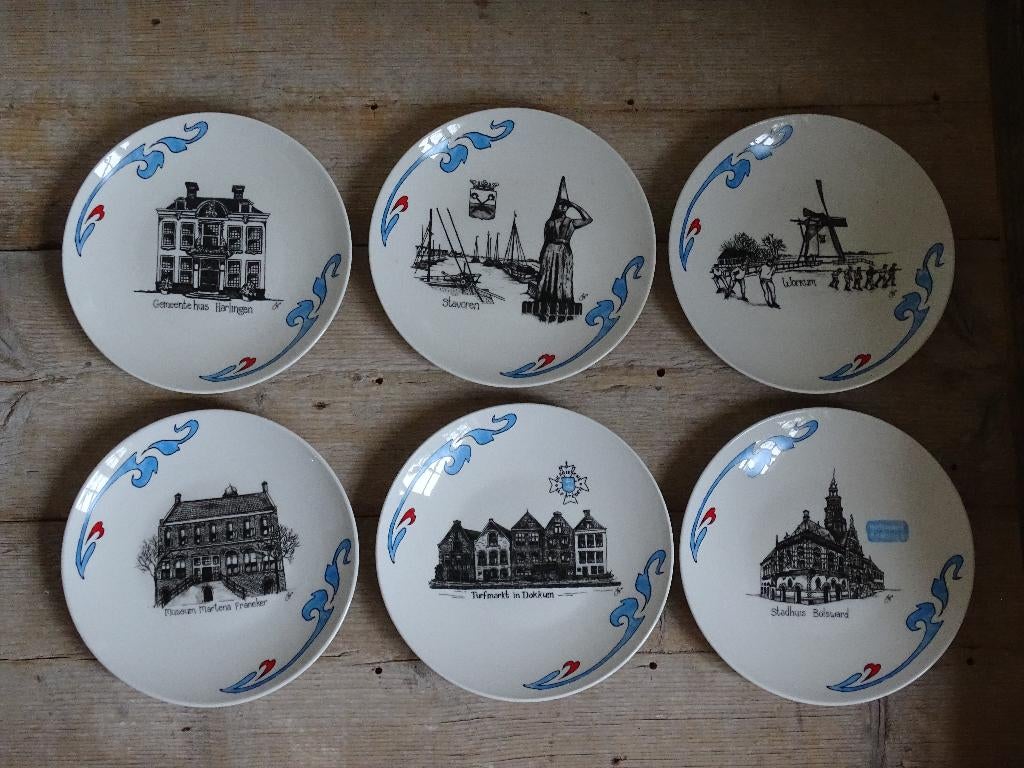 Servies, Jet (by Ter Steege) de Friese Elf Steden, z.g.a.n., Overige typen, Ophalen of Verzenden, Zo goed als nieuw, Overige stijlen