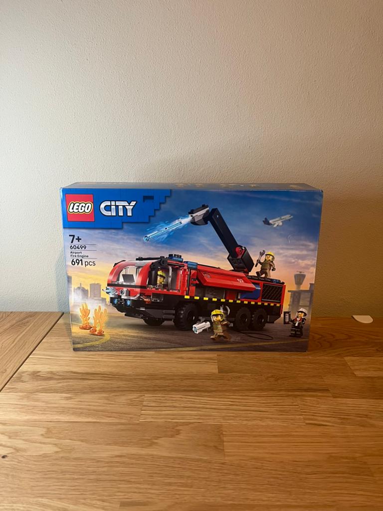 60499 LEGO City Luchthaven brandweertruck, City, Lego, Nieuw, Ophalen of Verzenden