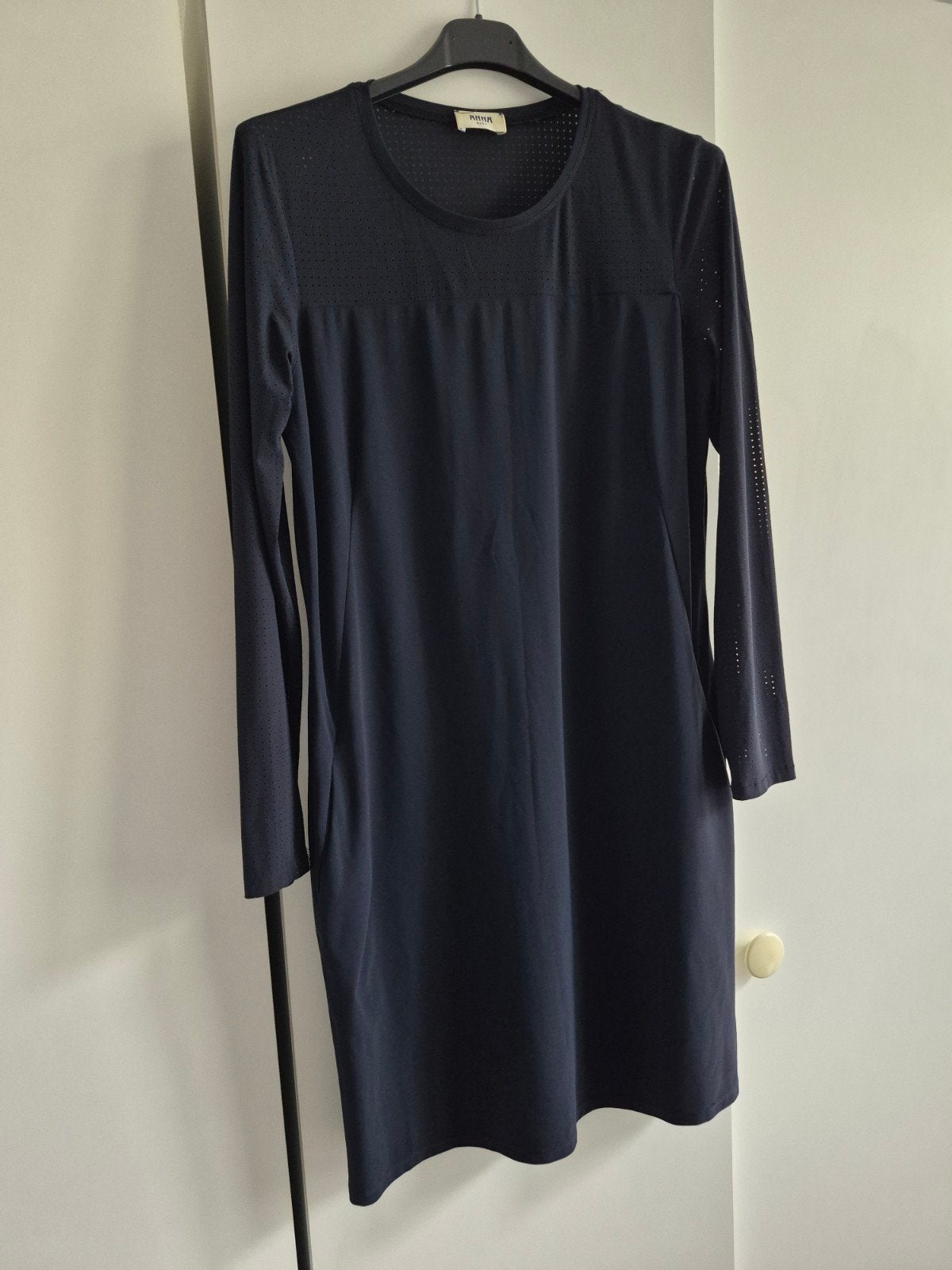 Anna Blue jurk, donkerblauw, maat M, Maat 38/40 (M), Blauw, Anna Blue, Ophalen of Verzenden