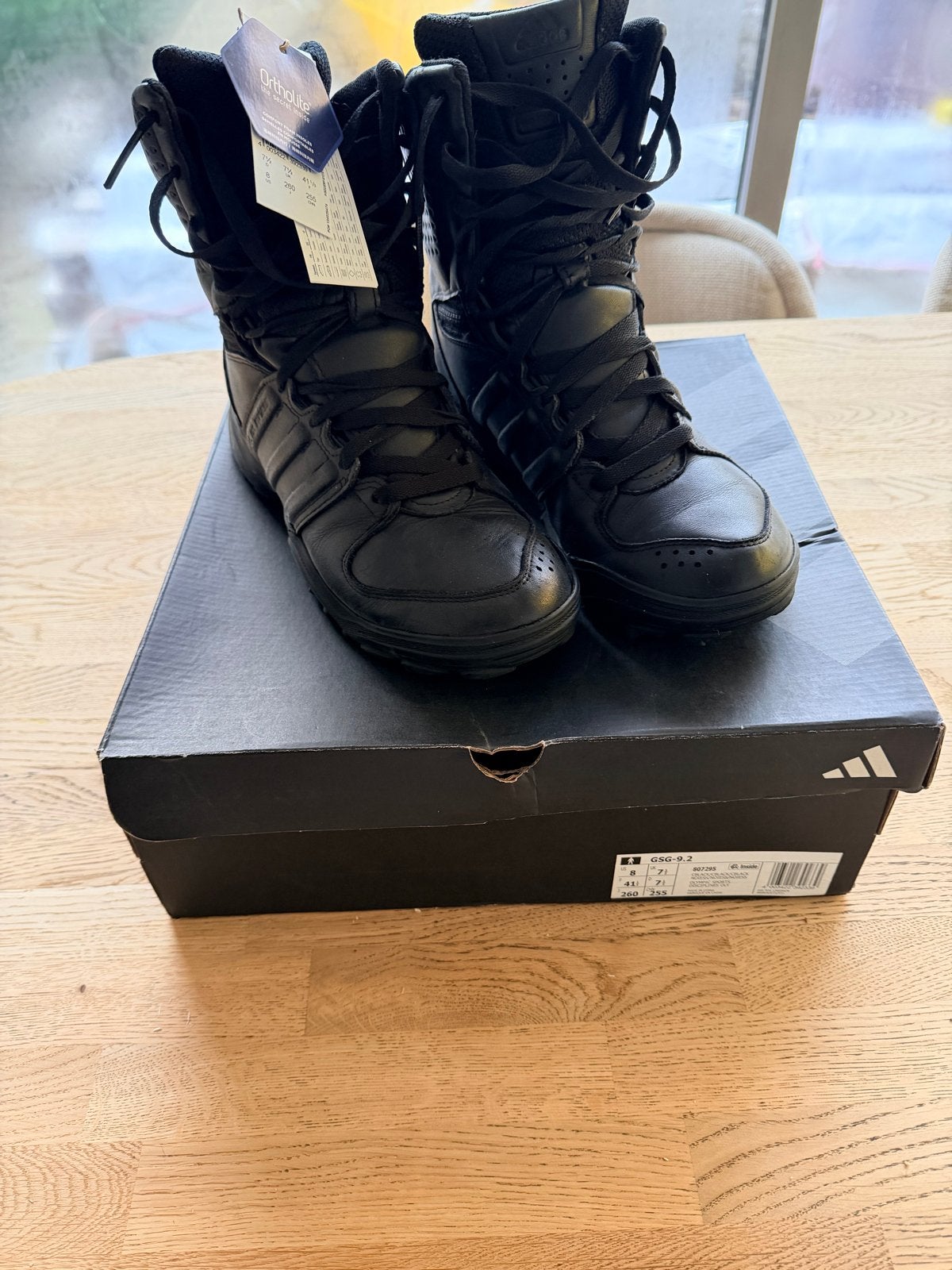 Adidas GSG-9.2 Dienstschoenen - Maat 41 1/3, Zwart, Ophalen of Verzenden, Werkschoenen, Gedragen