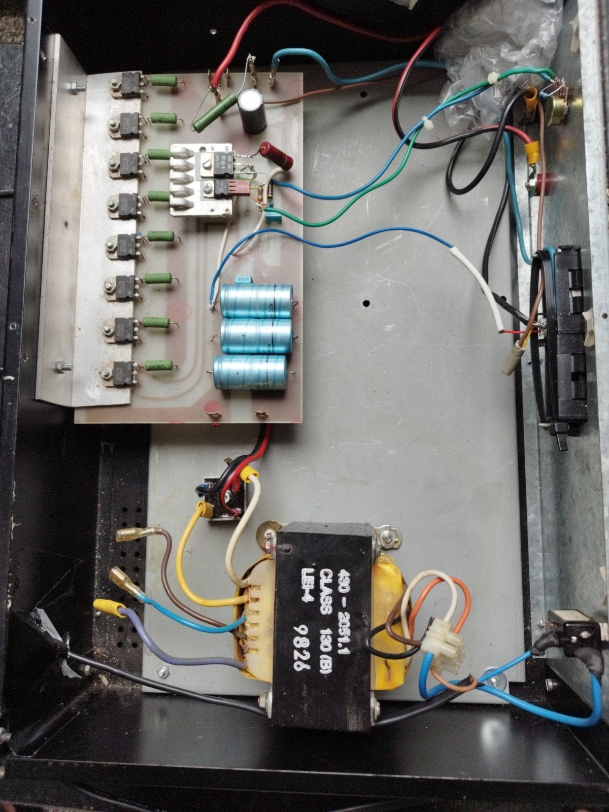 lineaire voeding 6 ampere zelfbouw, Ophalen