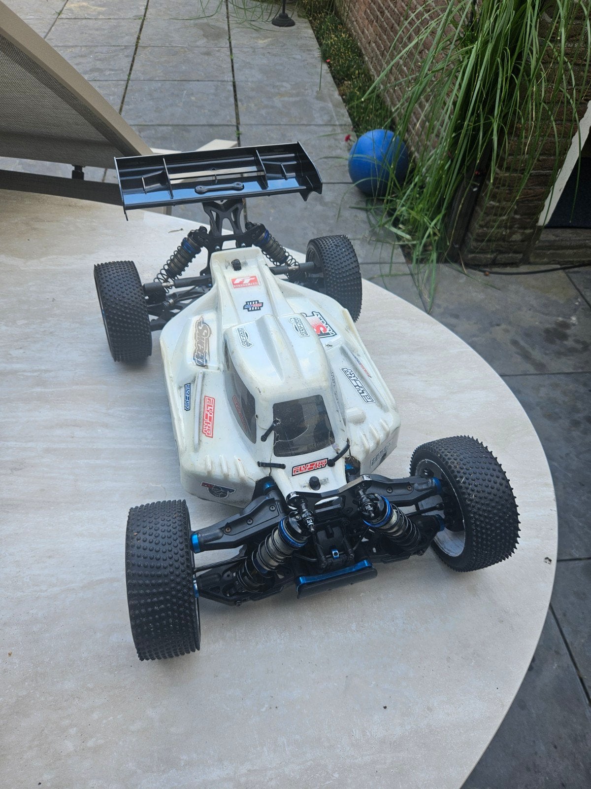 Team Associated B4.1e RC Buggy 1:8 roller, Ophalen of Verzenden, Gebruikt, Schaal 1:8, Auto offroad