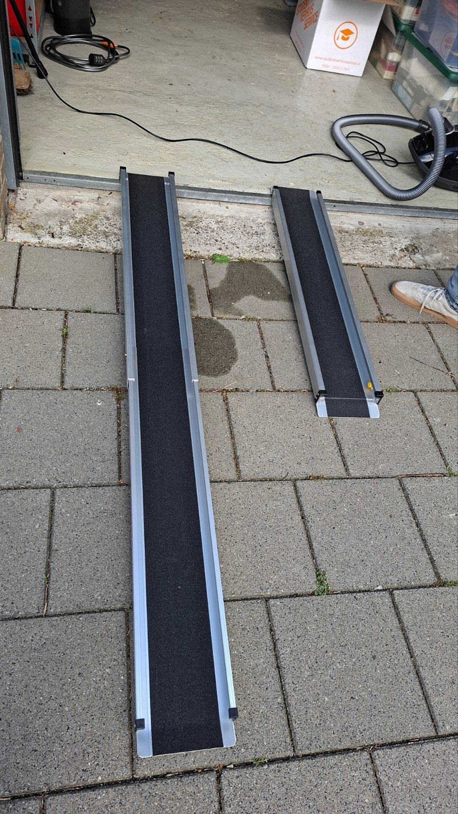 Rolstoel platen, Ophalen, Duwrolstoel