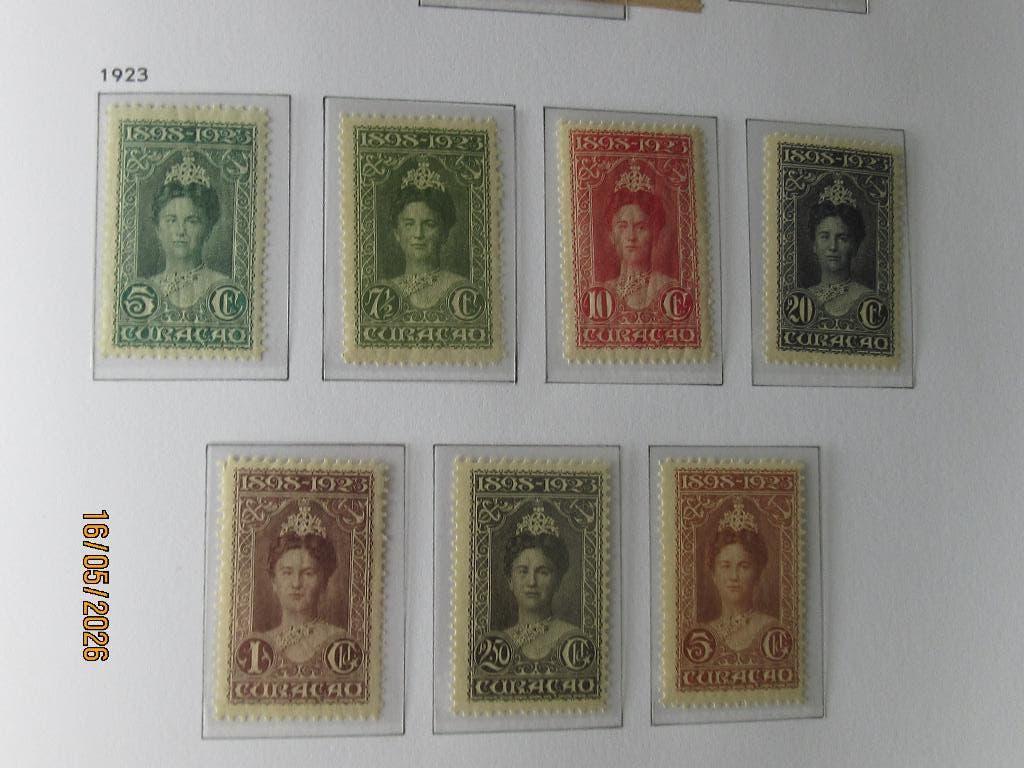Nico Curacao 75/81 Postfris zonder plakker 1923, Ophalen of Verzenden, Postfris