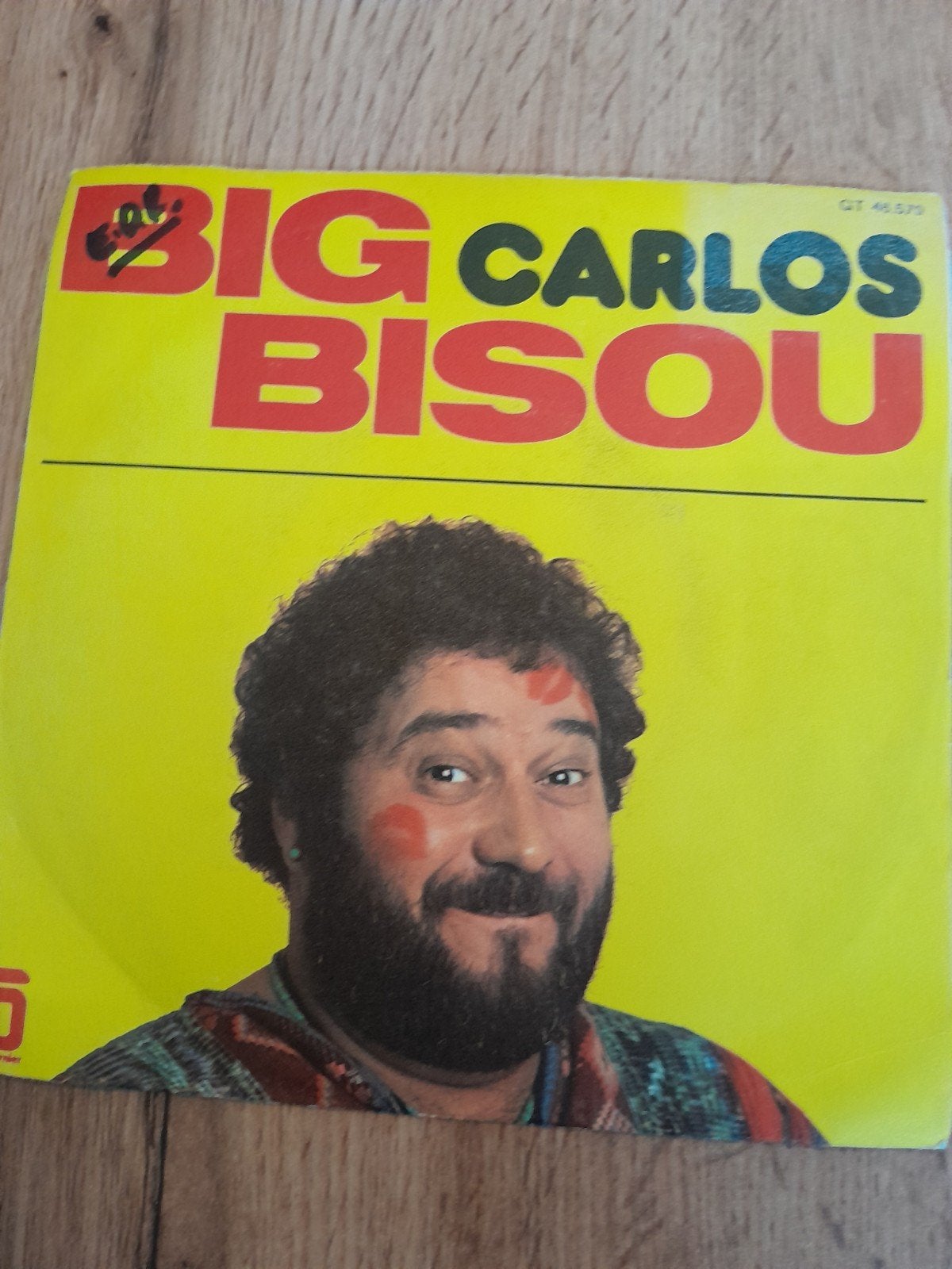 carlos 7 inch big bisou, Ophalen of Verzenden, Zo goed als nieuw, Pop