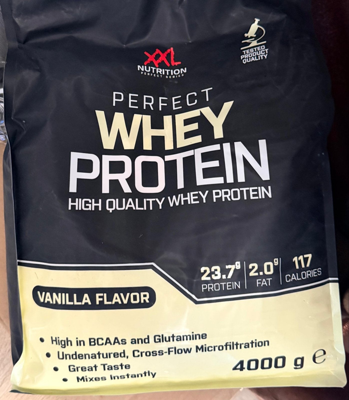 XXL Nutrition Perfect Whey Protein Vanille 4000g, Ophalen of Verzenden, Nieuw, Poeder of Drank