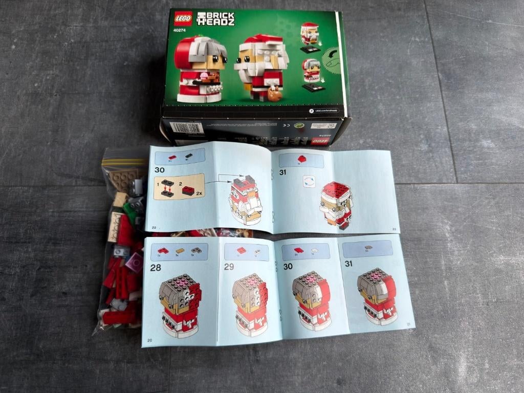 Lego 40274 Kerstman en kerstvrouw, Ophalen of Verzenden, Zo goed als nieuw, Complete set, Lego
