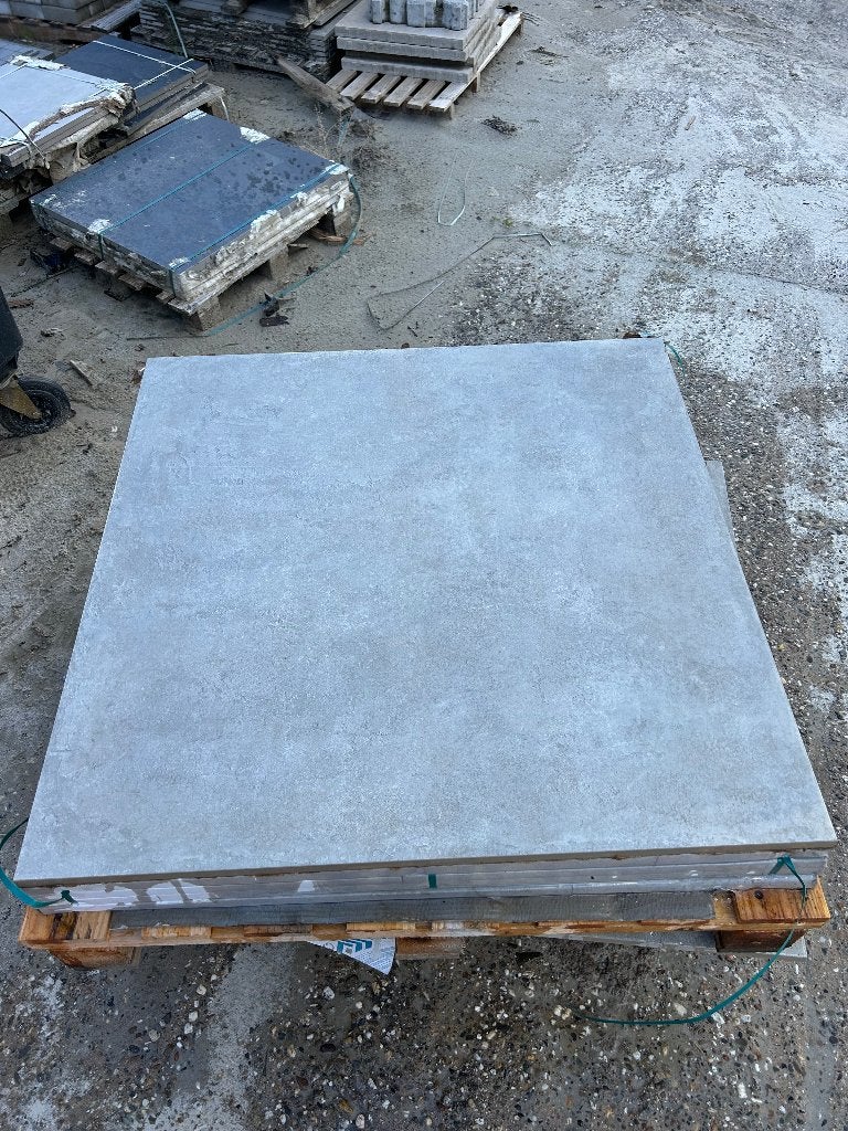 Keramische tegel Industrial grigio restpartij tegels NIEUW!, Ophalen, Keramiek, Nieuw, 10 m² of meer