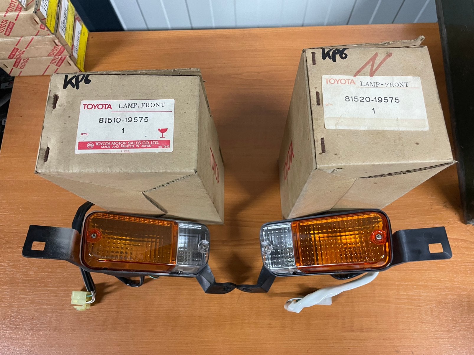 Toyota starlet kp60 knipperlichten nieuw mk1 mk2, Auto-onderdelen, Ophalen of Verzenden, Nieuw, Toyota