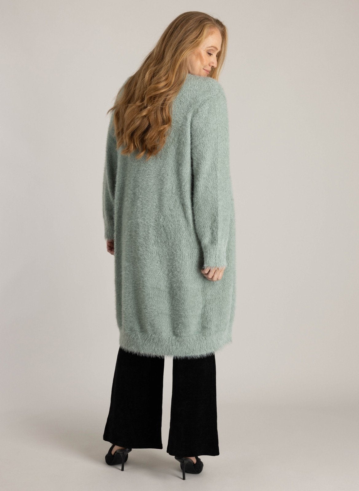 Mint fluffy lang vest Hadea van Yest Curve Maat 50 (2), Nieuw, Ophalen of Verzenden, Y, Y