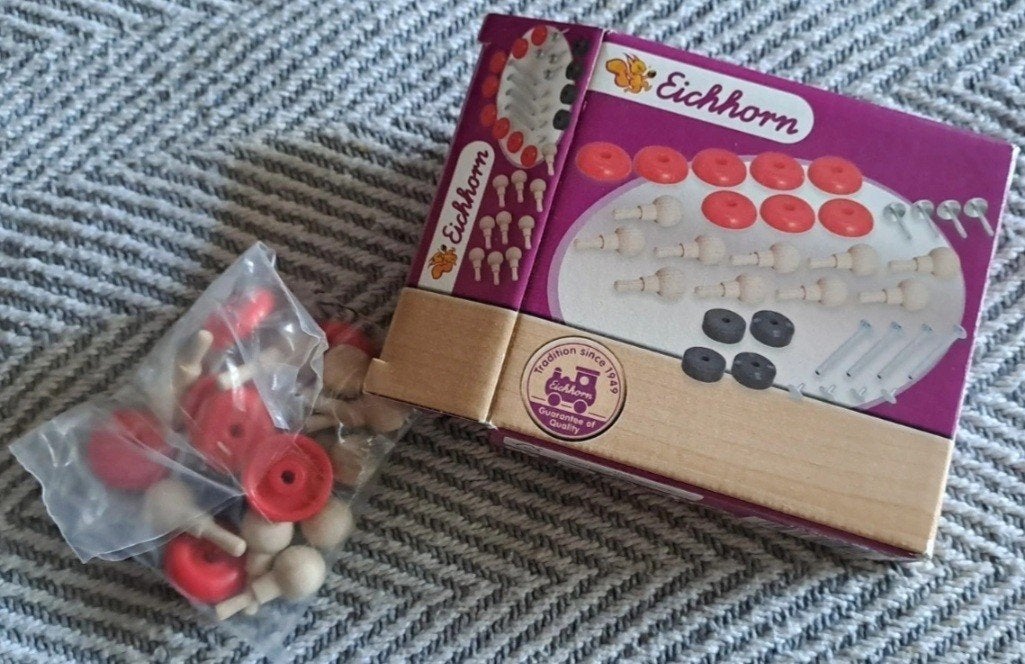 Gezocht: Eichhorn reparatieset voor houten treinbaan, Kinderen en Baby's, Ophalen of Verzenden