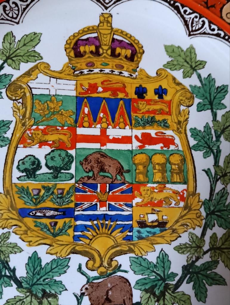 Canadees wandbord meer dan honderd jaar oud, Antiek en Kunst, Antiek | Porselein, Ophalen of Verzenden