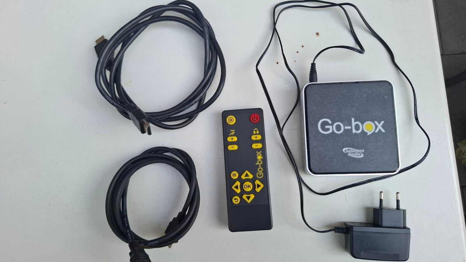Go-box gesproken ondertiteling, Ophalen of Verzenden, Gebruikt, HDMI, Zonder harde schijf