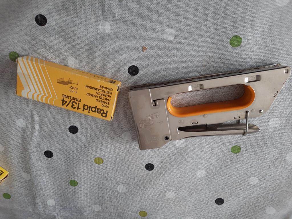 Rapid 13/4 nietmachine met nietjes, Ophalen of Verzenden, Gebruikt