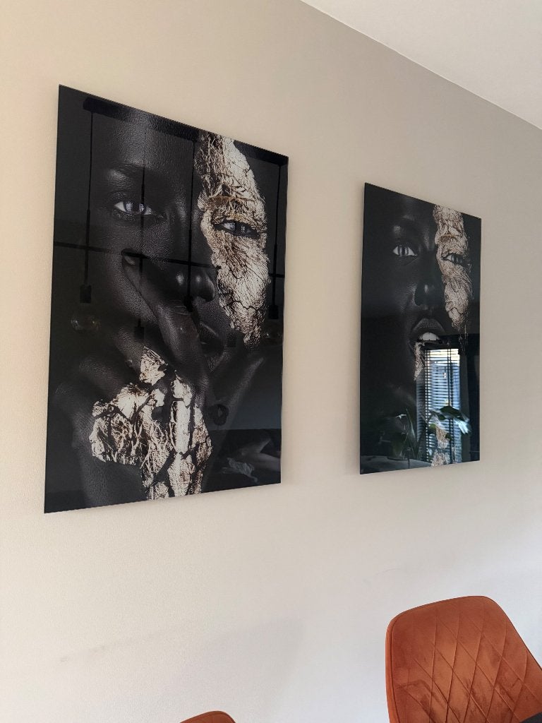 Plexiglas schilderij, Ophalen, Zo goed als nieuw, Schilderij, 75 – 100