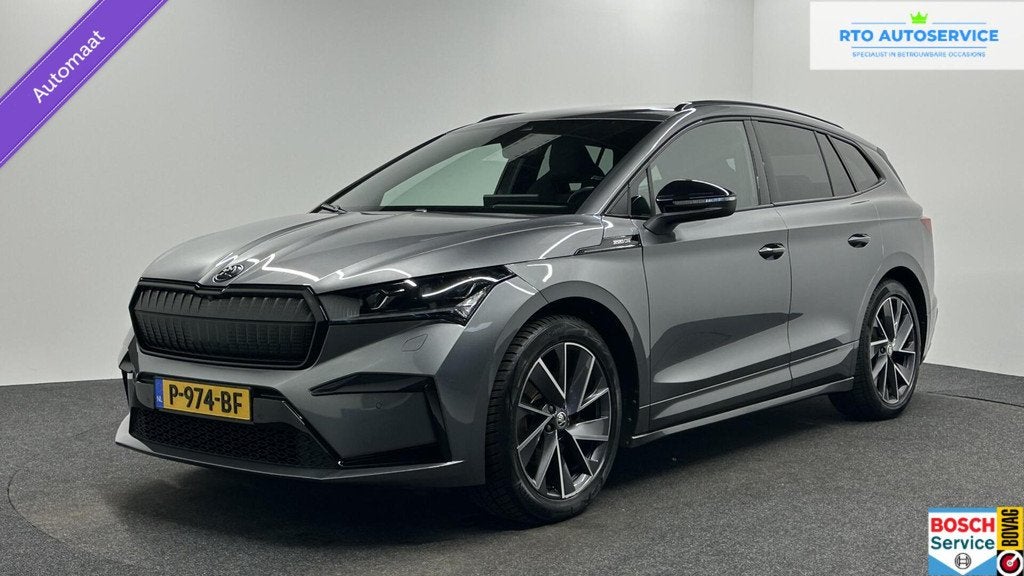 Skoda Enyaq iV 60 Sportline 89% SOH CAMERA ECC ADAPTIEF CRUI, Auto's, Skoda, Bedrijf, Te koop, Enyaq, ABS, Achteruitrijcamera