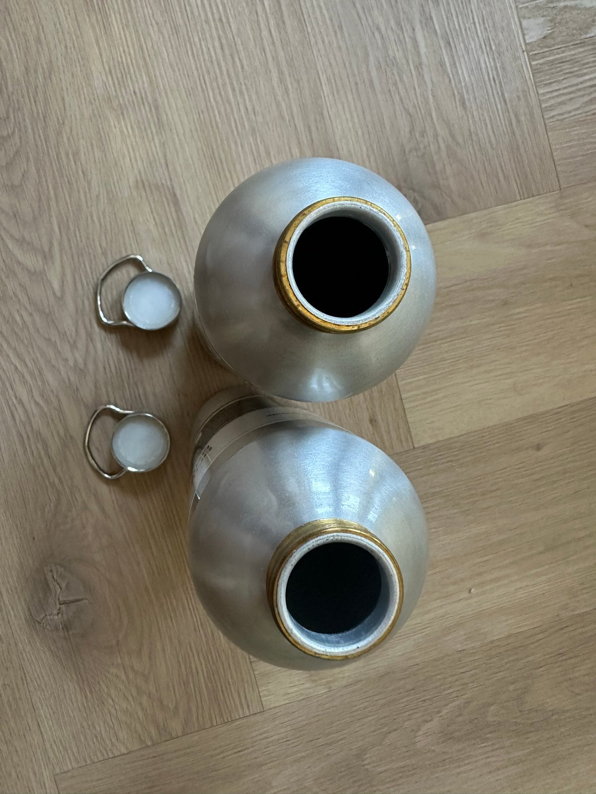 Briljant Baby Bedkruik Aluminium met Verchroomde Sluiting, Ophalen of Verzenden, Zo goed als nieuw