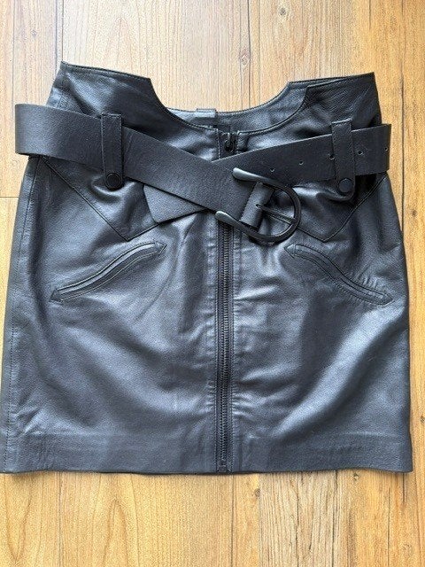 Leren rok Nikkie maat 36, Verzenden, Zwart, Nikkie, Maat 36 (S)