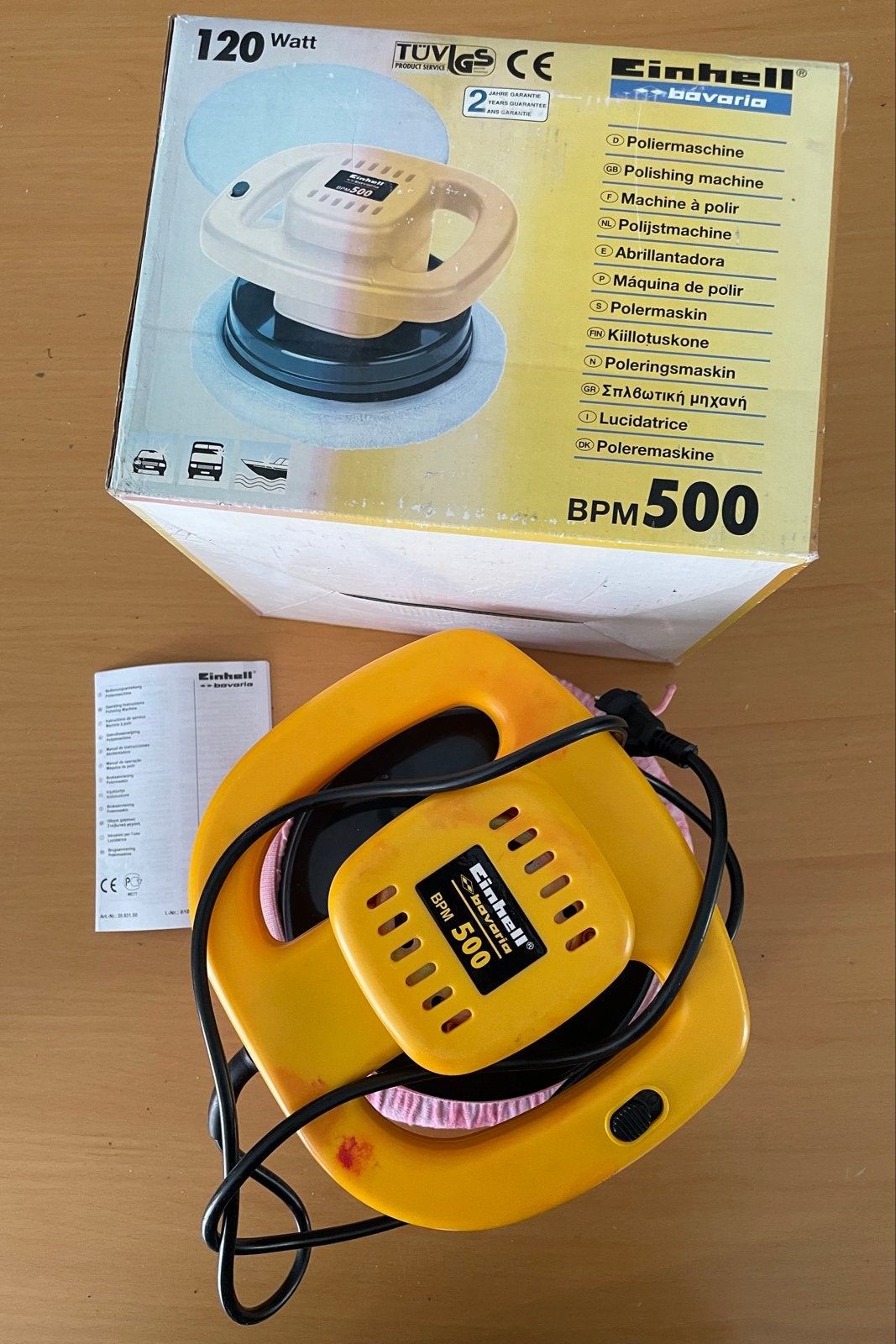Einhell Bavaria BPM 500 Polijstmachine 120 Watt, Ophalen