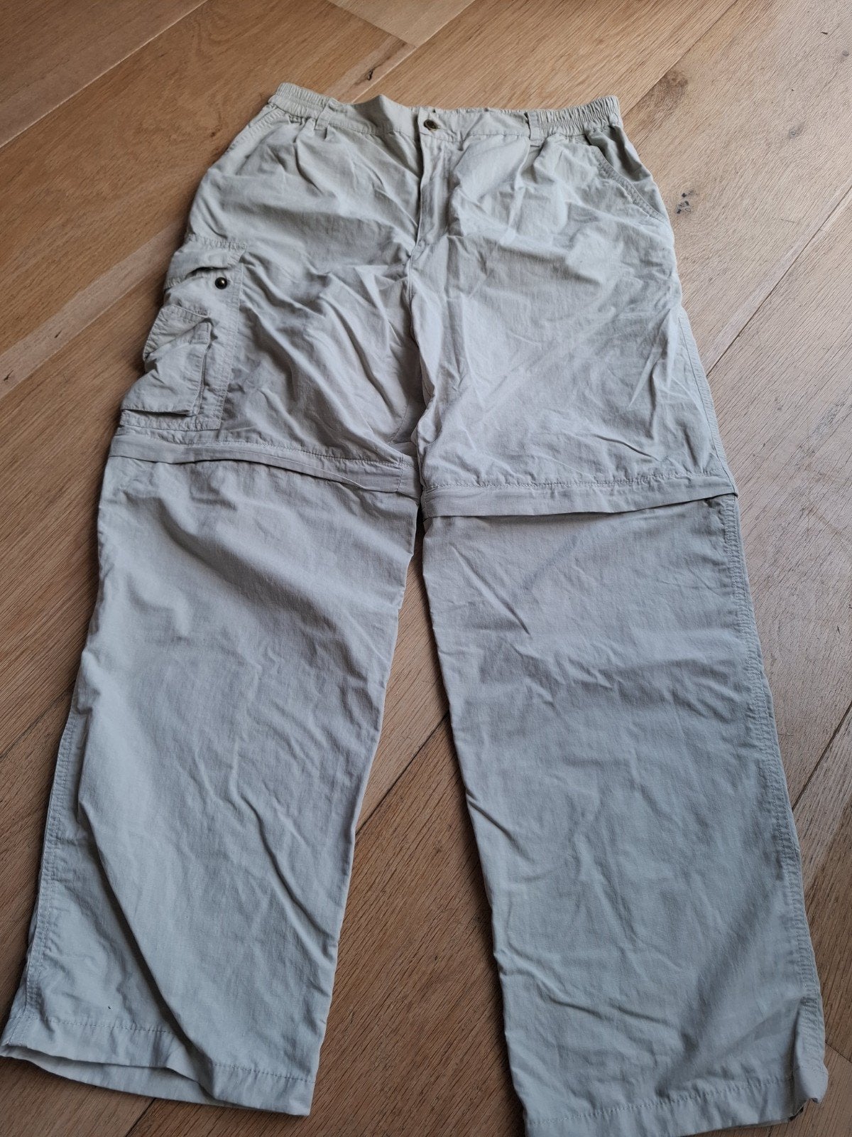 Fjällräven afritsbare damesbroek maat 42 (XL), Beige, Maat 46/48 (XL) of groter, Ophalen of Verzenden, Fjällräven