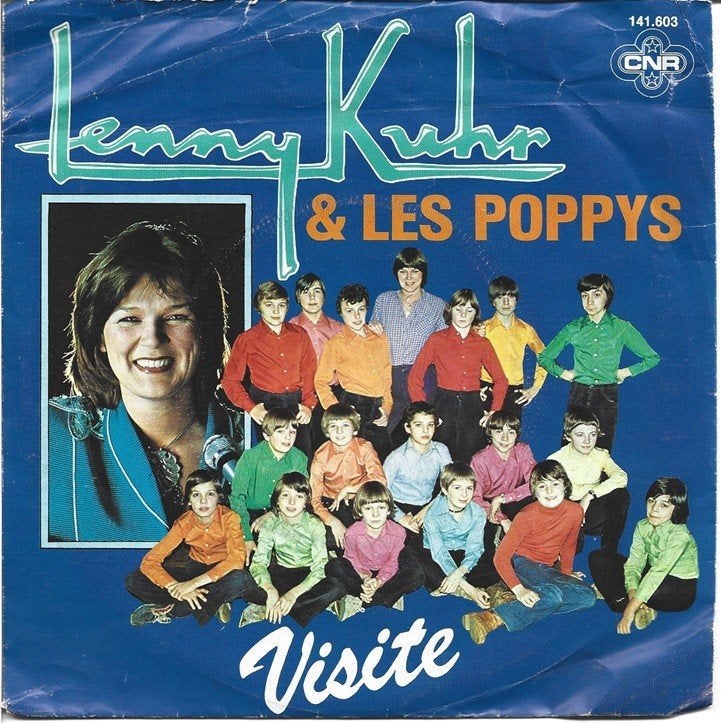 Lenny Kuhr & Les Poppys - Visite, Gebruikt, Verzenden, 7 inch, Overige typen