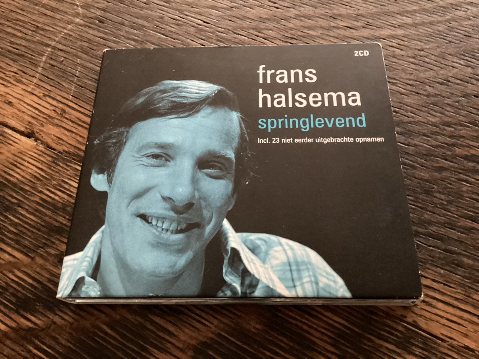 Frans Halsema - Springlevend (2CD) - Inclusief 23, 2 euro., Met bonustracks, Cabaret of Kleinkunst, Ophalen of Verzenden, Zo goed als nieuw