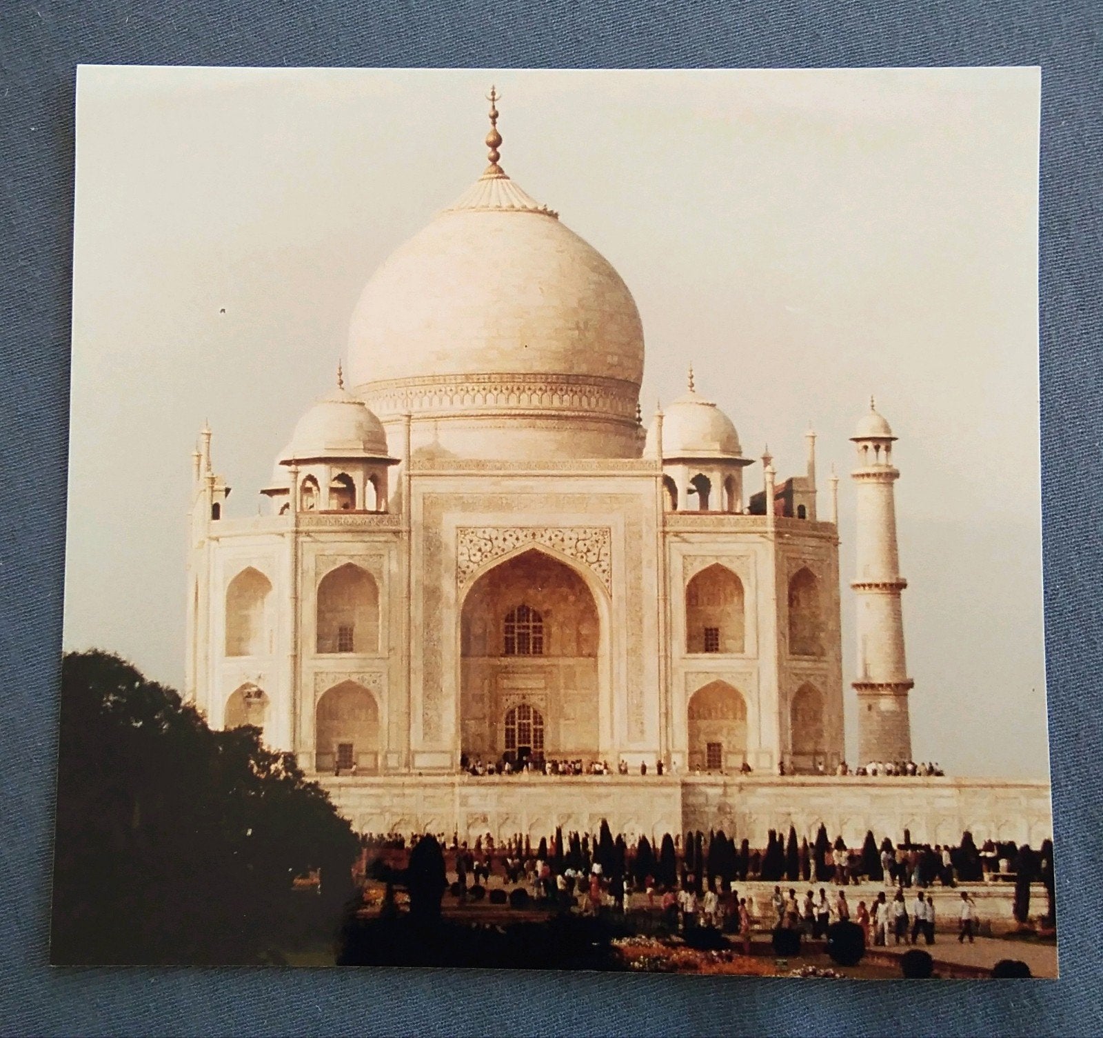 Foto Tempel Taj Mahal India?, Ophalen of Verzenden, 1980 tot heden, Overige onderwerpen