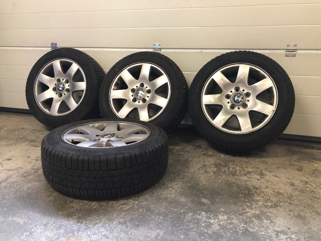 Set winterbanden BMW 3 serie, Ophalen, 16 inch, Banden en Velgen, Personenwagen