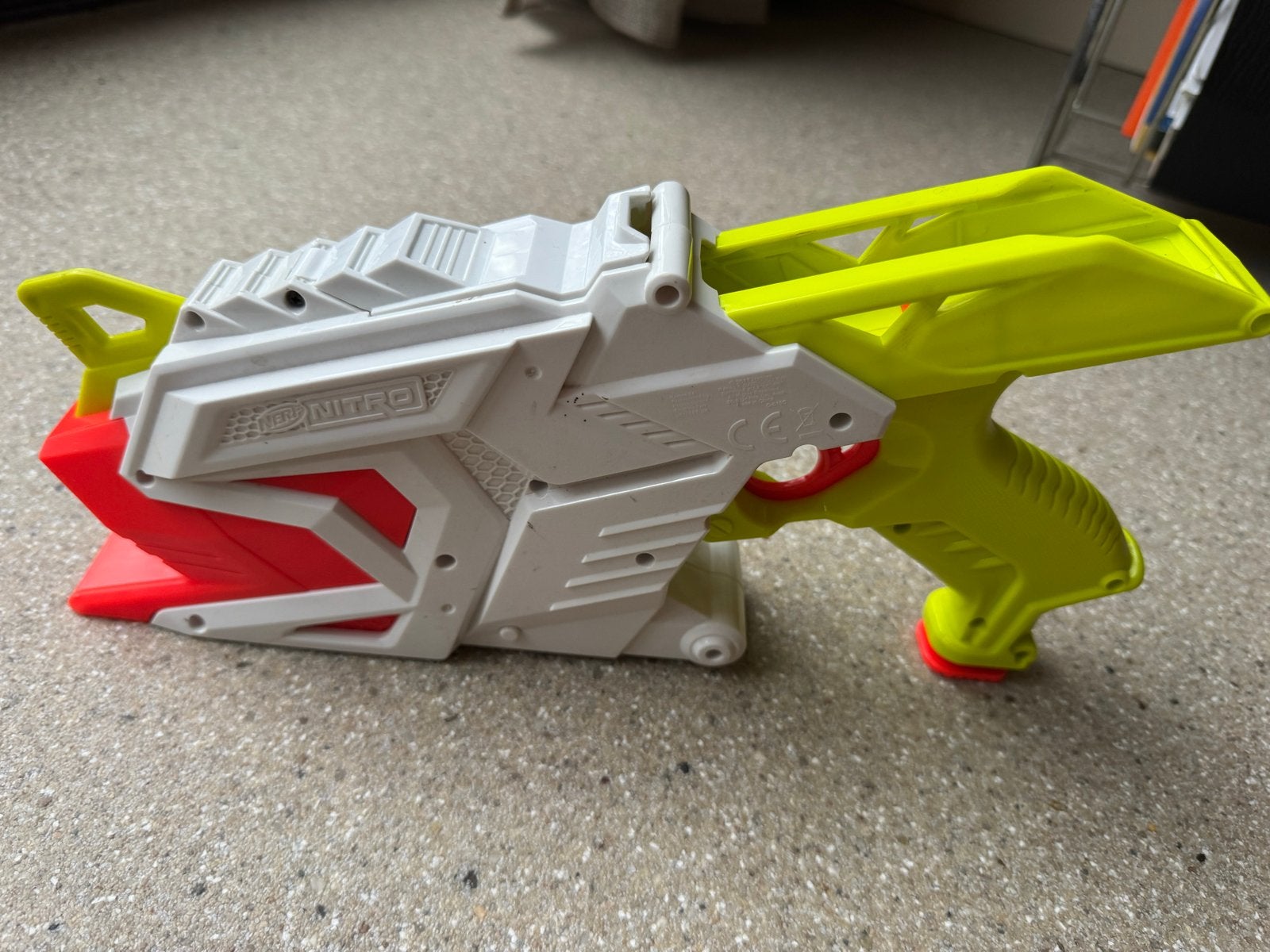 Nerf Nitro Blaster - Wit, Geel, Rood, Ophalen, Gebruikt, Jongen of Meisje