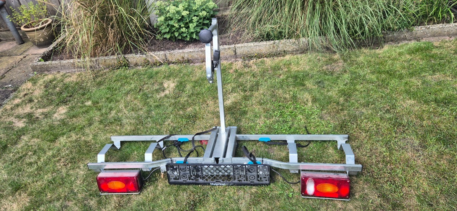 Mulpro Opvouwbare Fietsendrager voor 2 Fietsen (7-polig), Auto diversen, Ophalen, Gebruikt, Brede banden, 2 fietsen