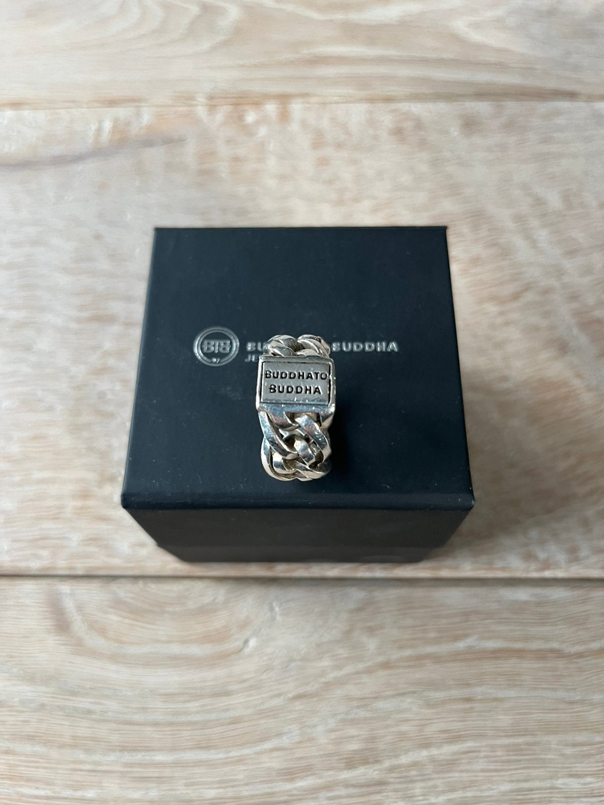 Buddha to Buddha ring Nathalie maat 19, Gebruikt, 19 tot 20, Ophalen of Verzenden, Dame of Heer
