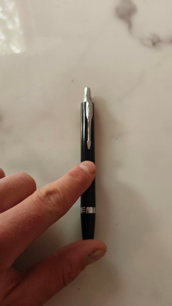 Parker IM Balpen Zwart Glans, Verzamelen, Pennenverzamelingen, Ophalen of Verzenden, Zo goed als nieuw, Balpen, Parker
