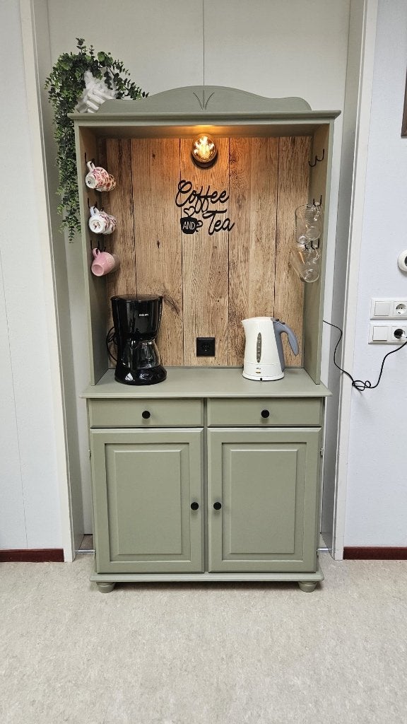 Mooie koffie/ theekast, Ophalen of Verzenden, Nieuw, 25 tot 50 cm, Minder dan 100 cm