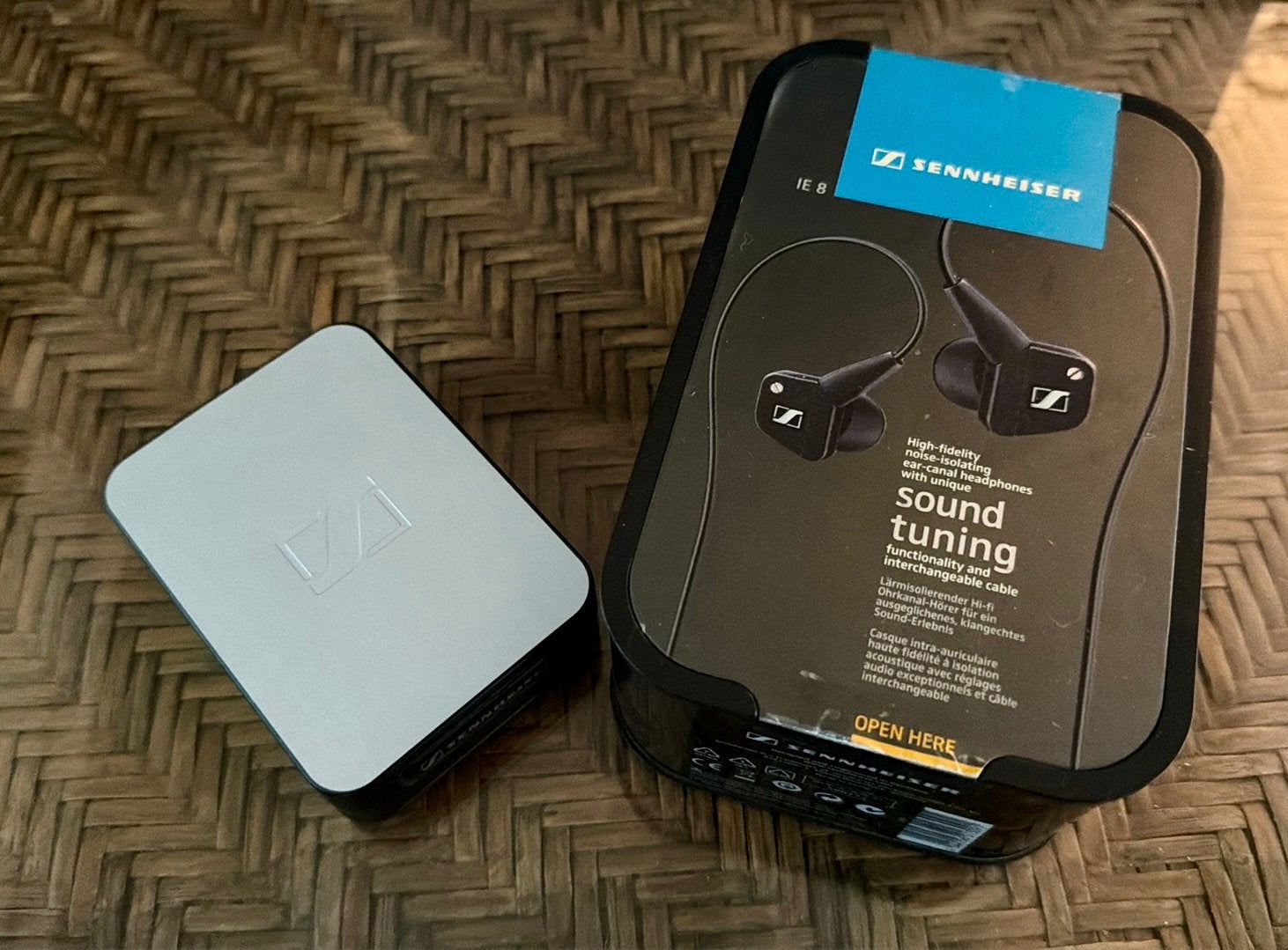 Sennheiser IE 8 In-Ear Hoofdtelefoon met Accessoires, Computers en Software, Headsets, Gebruikt, In-ear, Bedraad, Ophalen of Verzenden