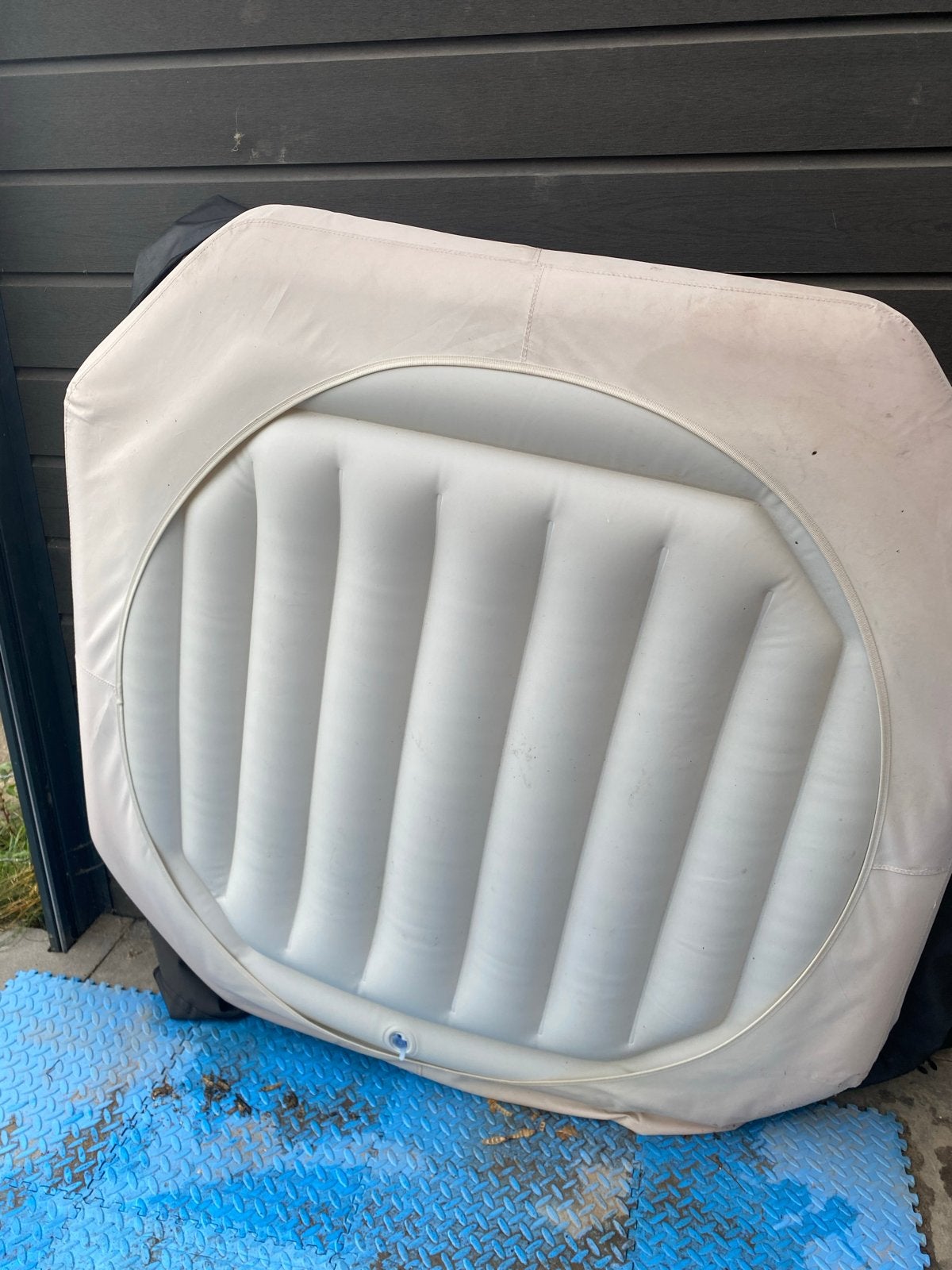 Afdekzeil voor Jacuzzi - Intex purespa, Tuin en Terras, Bubbelbaden en Hottubs, Ophalen of Verzenden, Gebruikt, Afdekzeil, Opblaasbaar