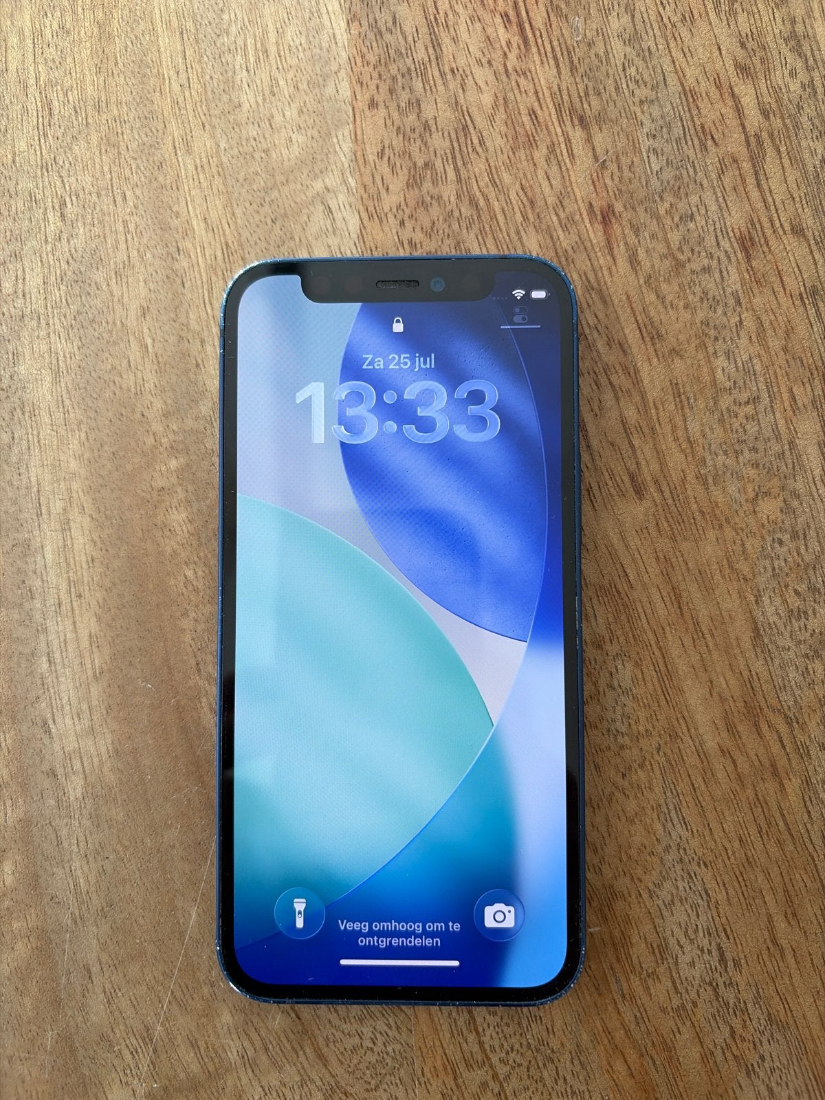 iPhone 12 Mini Blauw 128gb - Batterij 77%, Ophalen, Gebruikt, 64 GB, Zonder simlock