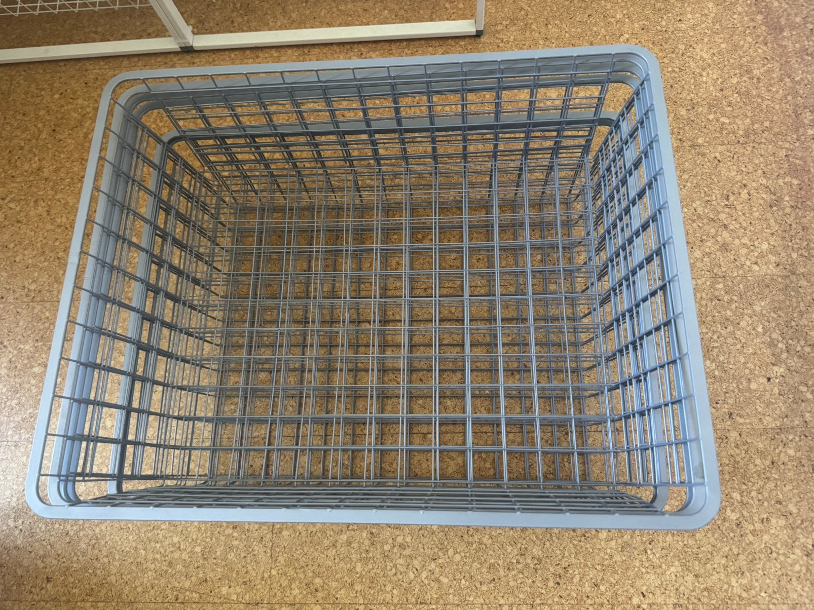 6 grijze draadmanden, Ophalen, Zo goed als nieuw, 25 tot 50 cm, Minder dan 100 cm