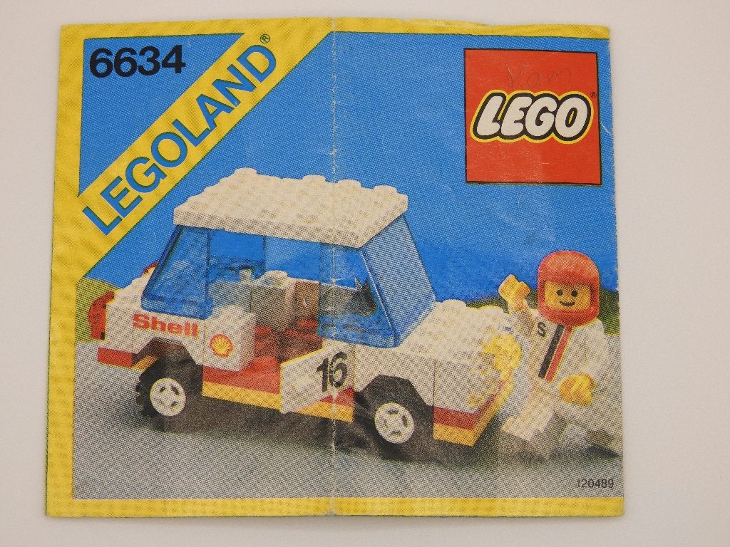 Lego 6634 Vintage Stock Car, Compleet, Gebruikt, Lego, Ophalen of Verzenden