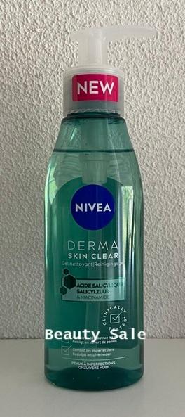 Nivea Derma Skin Clear reinigingsgel, Verzenden, Nieuw, Gehele gezicht, Reiniging