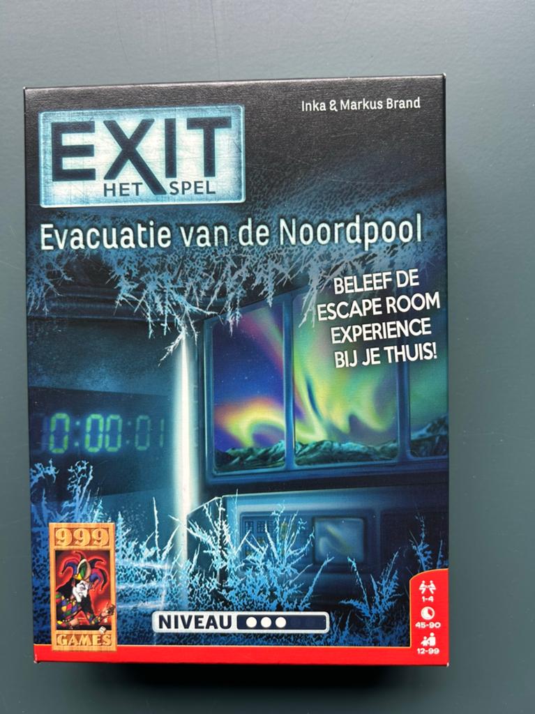 Exit escaperoom: evacuatie van de noordpool, Ophalen of Verzenden
