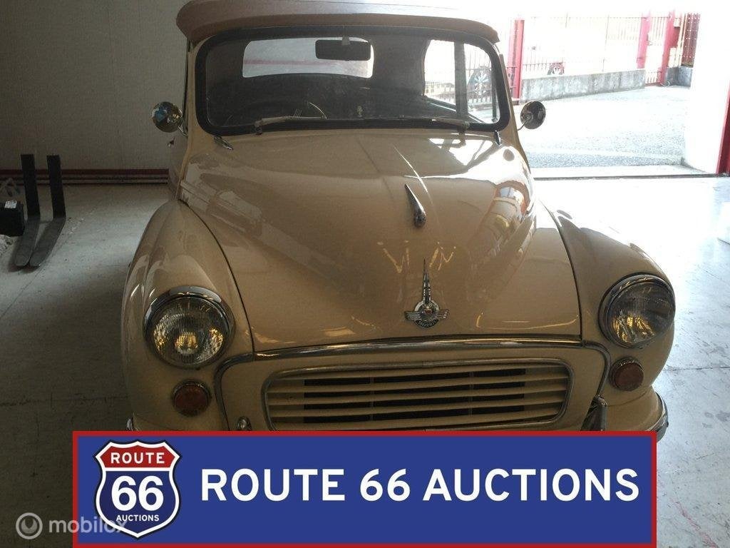 Morris Minor 1000 Convertible | Route 66 Auctions, Overige merken, Overige carrosserieën, Zwart, Bedrijf
