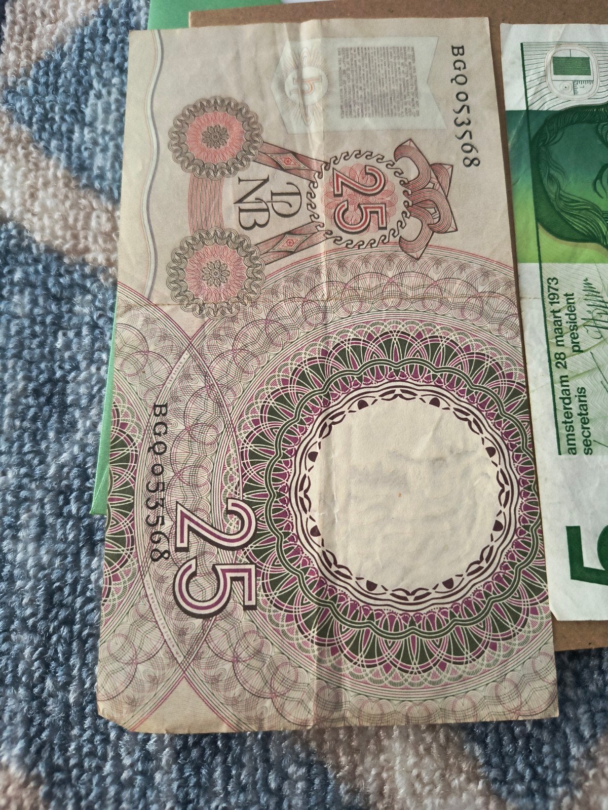 Biljetten en guldens 2001, Ophalen of Verzenden, 5 gulden