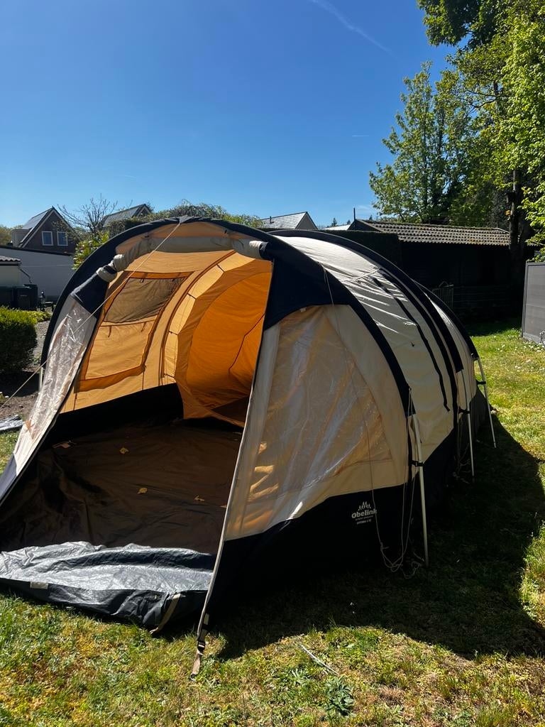 Obelink optima 4TC, Caravans en Kamperen, Ophalen, Gebruikt, Tot en met 4
