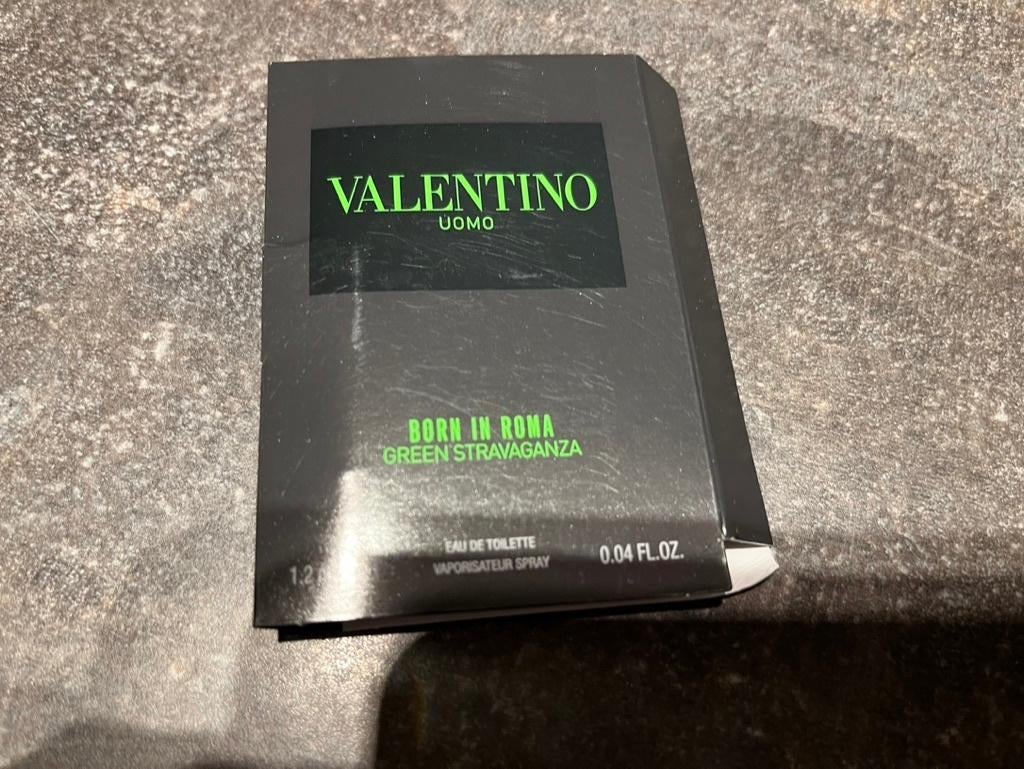parfum sample Valentino groen, Ophalen of Verzenden, Nieuw