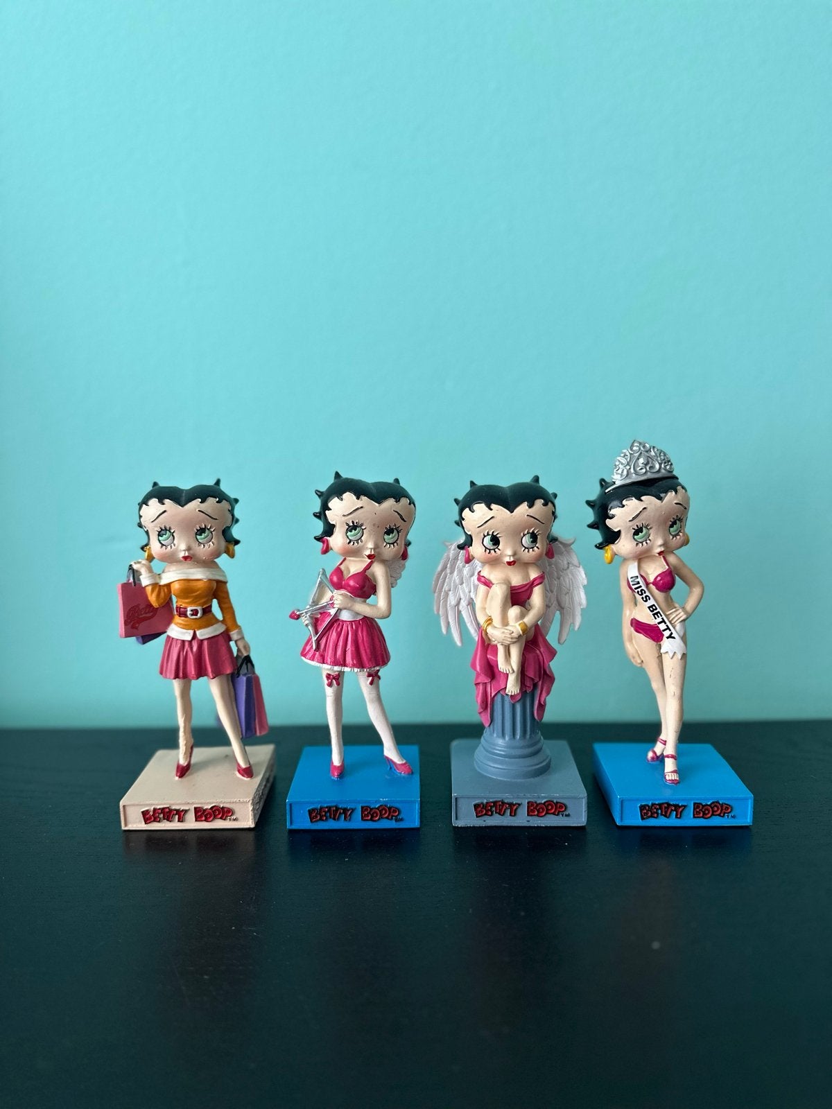 BETTY BOOP - Beeldjes | Set | Engel | Miss | Shopping, Ophalen of Verzenden, Zo goed als nieuw