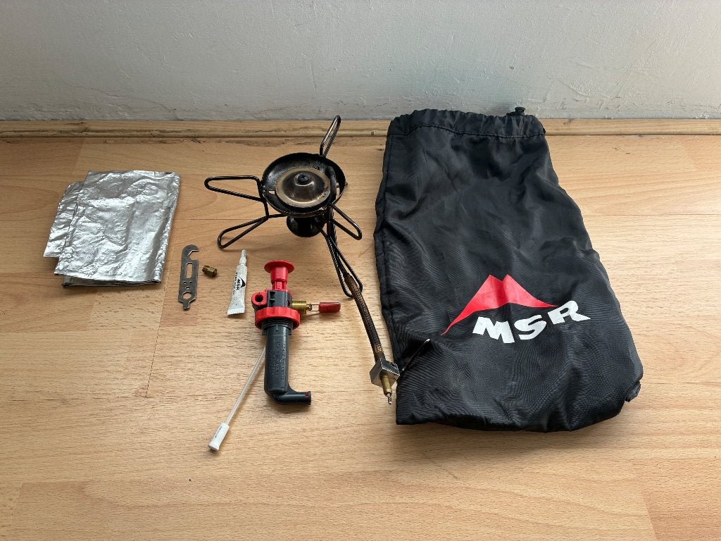 MSR Whisperlite multifuel brander incl fles naar keuze, Ophalen, Gebruikt
