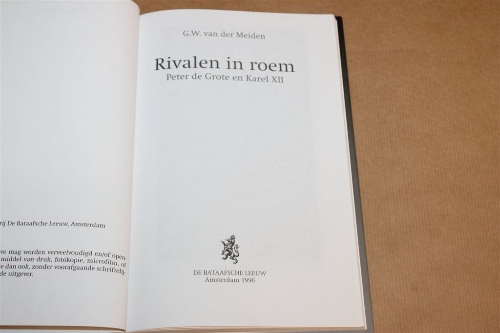 Rivalen in Roem — Peter de Grote & Karel XII, Ophalen of Verzenden, Zo goed als nieuw, Europa